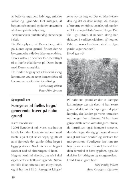 Sep. 131 - Foreningen af Hegnsyn i Danmark
