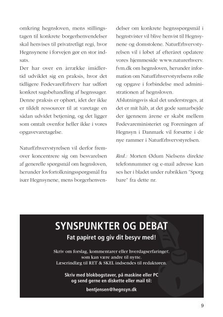 Sep. 131 - Foreningen af Hegnsyn i Danmark