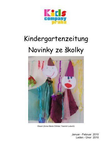 Kindergartenzeitung Novinky ze školky - Kids Company Praha