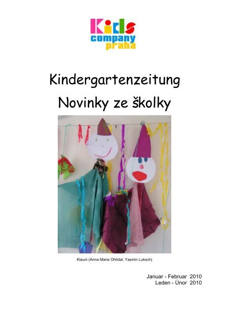 Kindergartenzeitung Novinky ze školky - Kids Company Praha