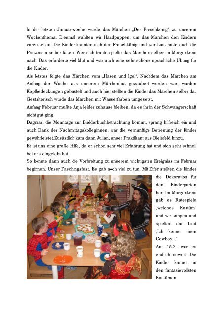 Kindergartenzeitung Novinky ze školky - Kids Company Praha