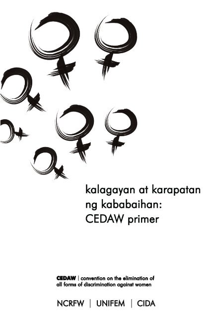 kalagayan at karapatan ng kababaihan: CEDAW primer