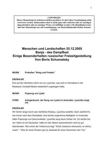 als PDF - Boris Schumatsky