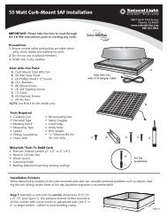 50 Watt Curb-Mount SAF Installation - Natural Light Solar Attic Fans