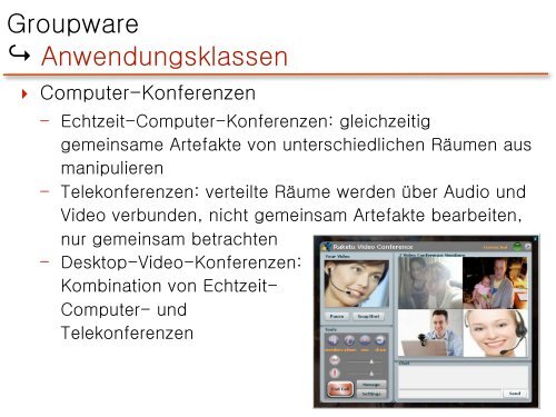 Grundlagen von CSCW-Systemen - Personen