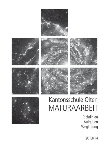 Broschüre 2013/14 - Kantonsschule Olten