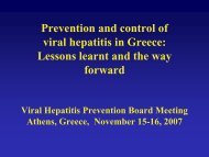 Introduction of the Viral Hepatitis Prevention Board