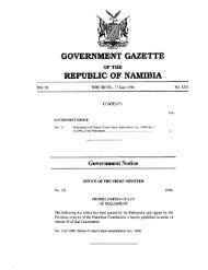 Nature Conservation Amendment Act No 5 of 1996 - Ministry of ...