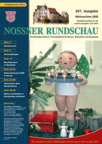 Weihnachten 2009 - Nossner Rundschau