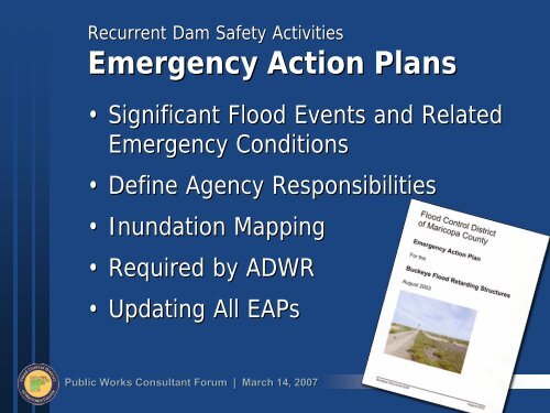 Dam Safety Program - Flood Control District of Maricopa County
