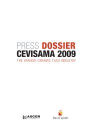 PRESS DOSSIER CEVISAMA 2009 - Tile of Spain