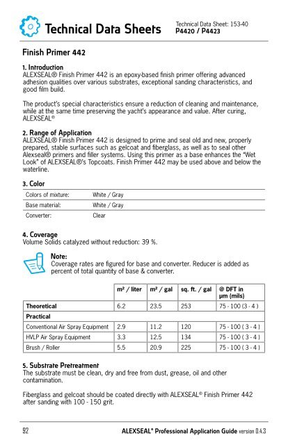 Professional Application Guide - Alexseal