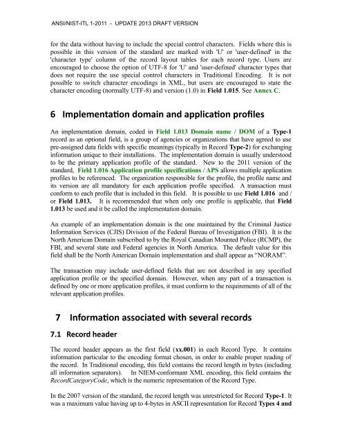acknowledgements for ansi/nist-itl 1-2011 - NIST Visual Image ...