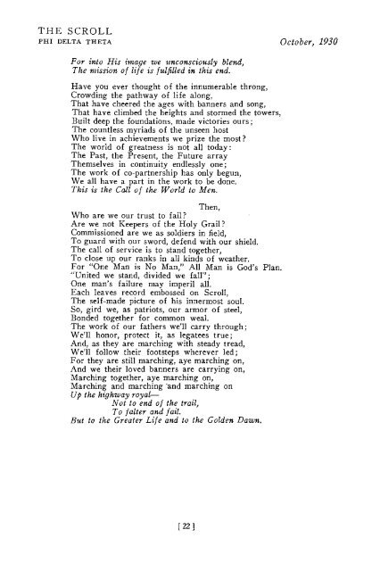 1930–31 Volume 55 No 1–5 - Phi Delta Theta Scroll Archive