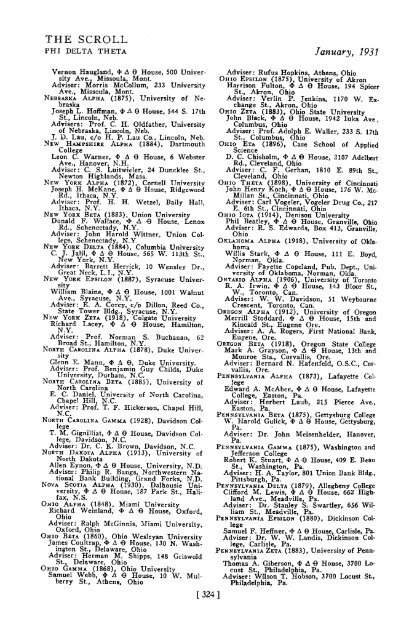 1930–31 Volume 55 No 1–5 - Phi Delta Theta Scroll Archive