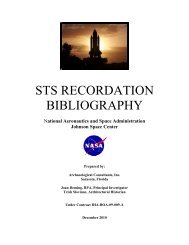 sts recordation bibliography - Environmental Program at KSC - NASA