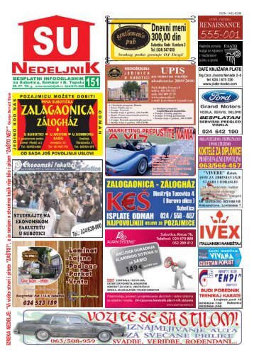 IZREKA NEDELJE: âVi vidite stvari i pitate "ZA[TO?", a ... - Su Nedeljnik