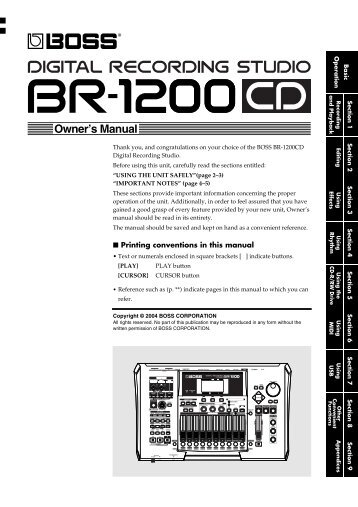 Owner's Manual - Roland