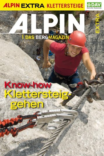 Broschüre Klettersteiggehen - Deutscher Alpenverein