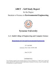 ABET - Self Study Report Syracuse University - LC Smith College of ...