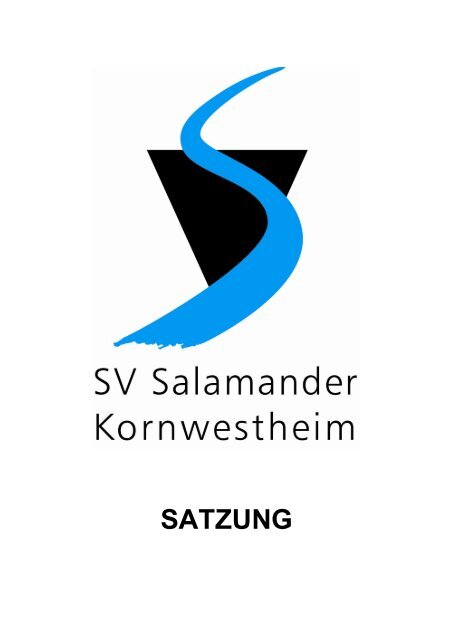 Satzung des SVK - SV Kornwestheim