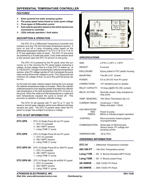 DTC10-DC - Atkinson Electronics Inc