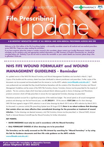 Fife Prescribing Update 33 Q7:Layout 1 - Community Pharmacy