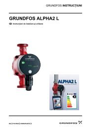 Instructiuni montaj pompa Grundfos Alpha 2 L - Kalorifere.ro