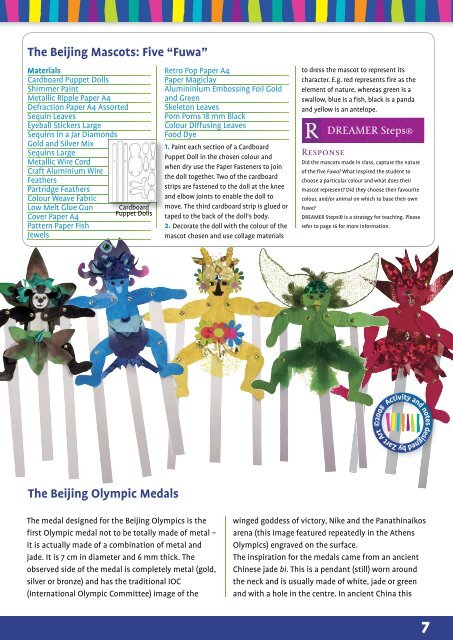 Olympic Games Activity Flyer - Zart Art