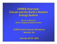 CERES Overview: Clouds and the Earth's Radiant Energy ... - NASA