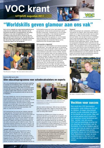 “Worldskills geven glamour aan ons vak” - VOC