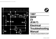 1997 BMW Z3 (E36/7) Electrical Troubleshooting Manual