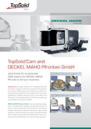 TopSolid'Cam & DMG - Techsoft Datenverarbeitung GmbH