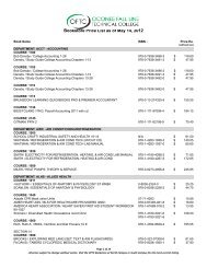 Bookstore Price List as of May 14, 2012 - OFTC.edu