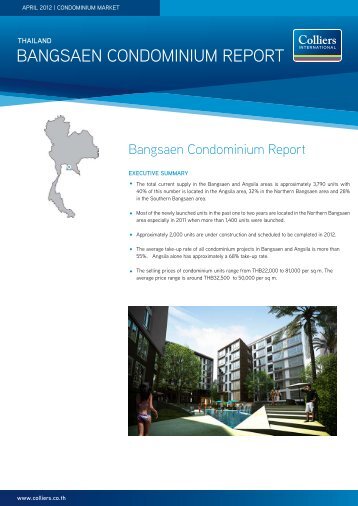 Bangsaen Condominium RepoRt - Colliers