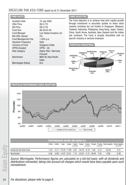 Annual Statement and Report for the Period 1 ... - Great Eastern Life