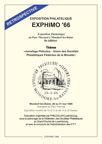 RETROSPECTIVE EXPOSITION PHILATELIQUE EXPHIMO - Philcolux