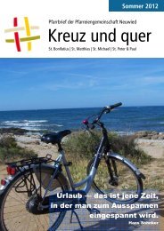 Kreuz u quer Sommer 2012 - Pfarreiengemeinschaft Neuwied