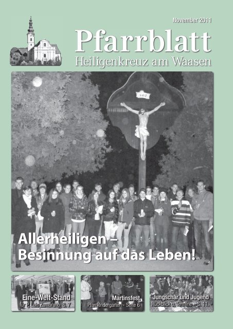 Pfbl 2011-11.indd - Pfarre Heiligenkreuz am Waasen