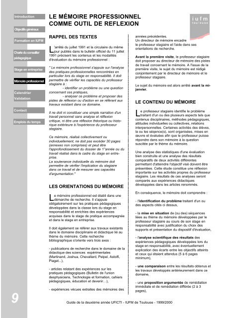 guide complet - IUFM de Toulouse