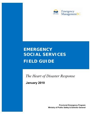 ESS Field Guide - Emergency Social Services