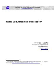 Redes Culturales - Portal Iberoamericano de Gestión Cultural