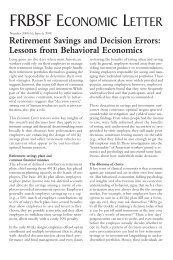 Retirement Savings and Decision Errors: Lessons from Behavioral