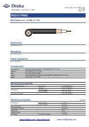 RG213 FRNC - Draka Communications