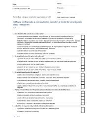 Test 34 - Institutul de Management in Asigurari