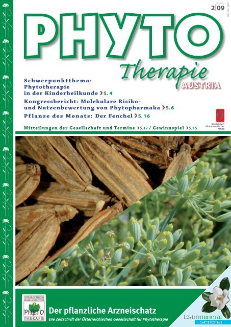 Der pflanzliche Arzneischatz - Phytotherapie Österreich