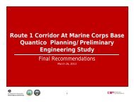 Route 1 Corridor At Marine Corps Base Quantico Planning ...