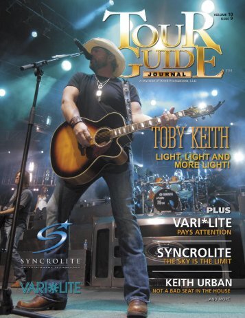 Tour Guide Journal | volume 10 issue 9 | Toby Keith - Mobile ...