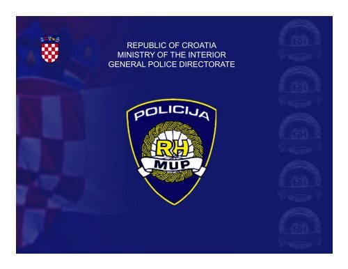 republic of croatia ministry of the interior general police directorate