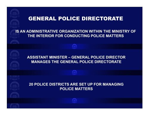 republic of croatia ministry of the interior general police directorate